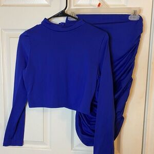 Vibrant Blue Two-Piece Set